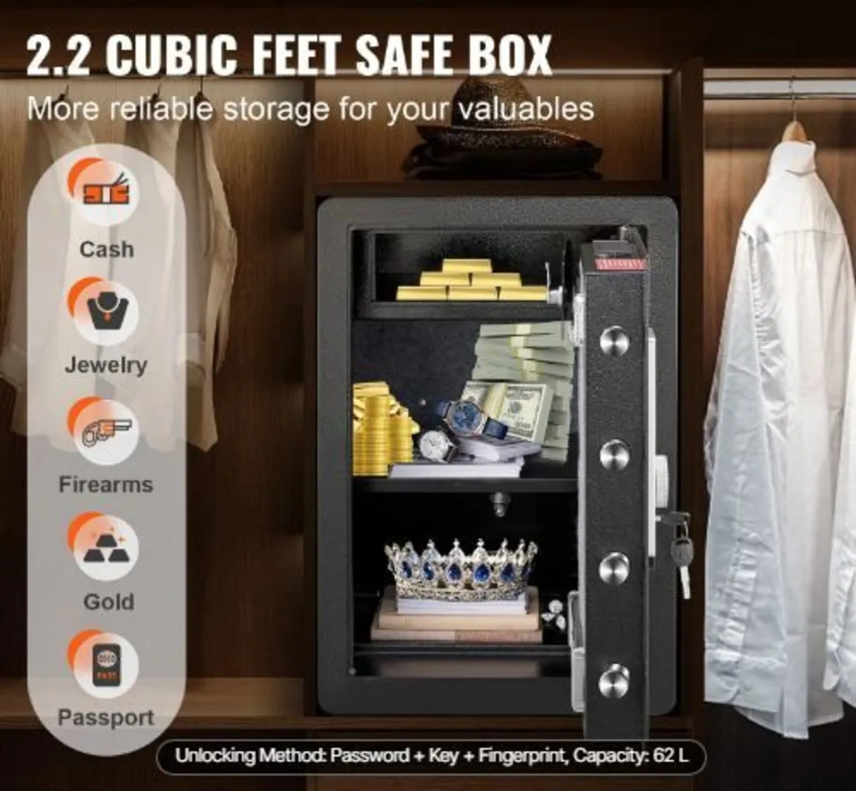 Safe, 62 L Home Safe - Image 3