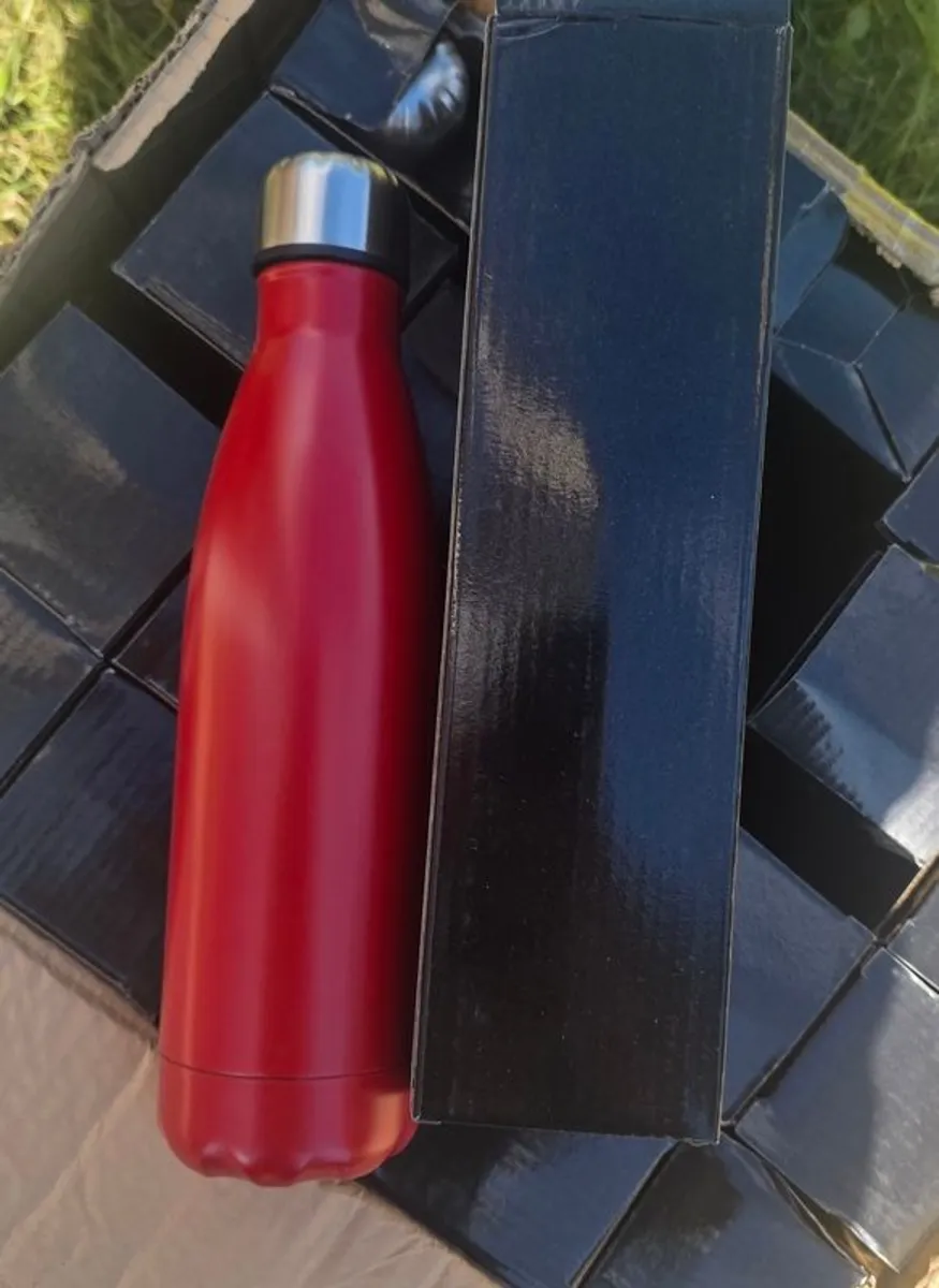 80 Metal water / drinks bottles various colours - Image 1