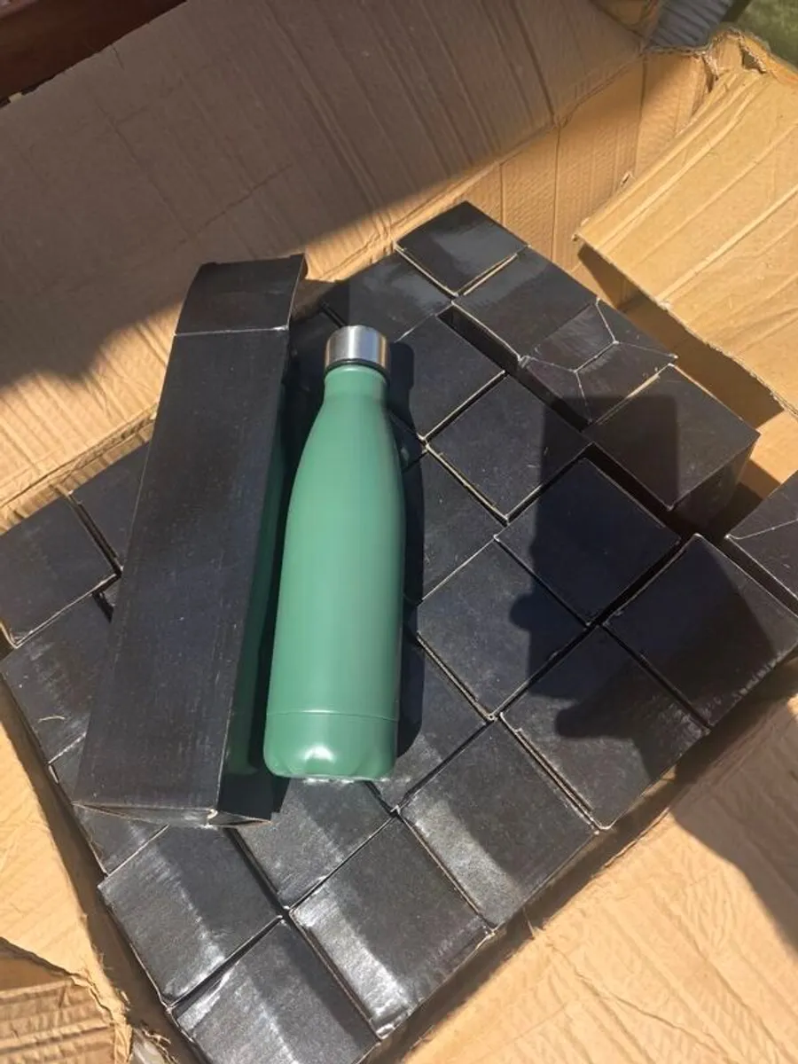 80 Metal water / drinks bottles various colours - Image 2