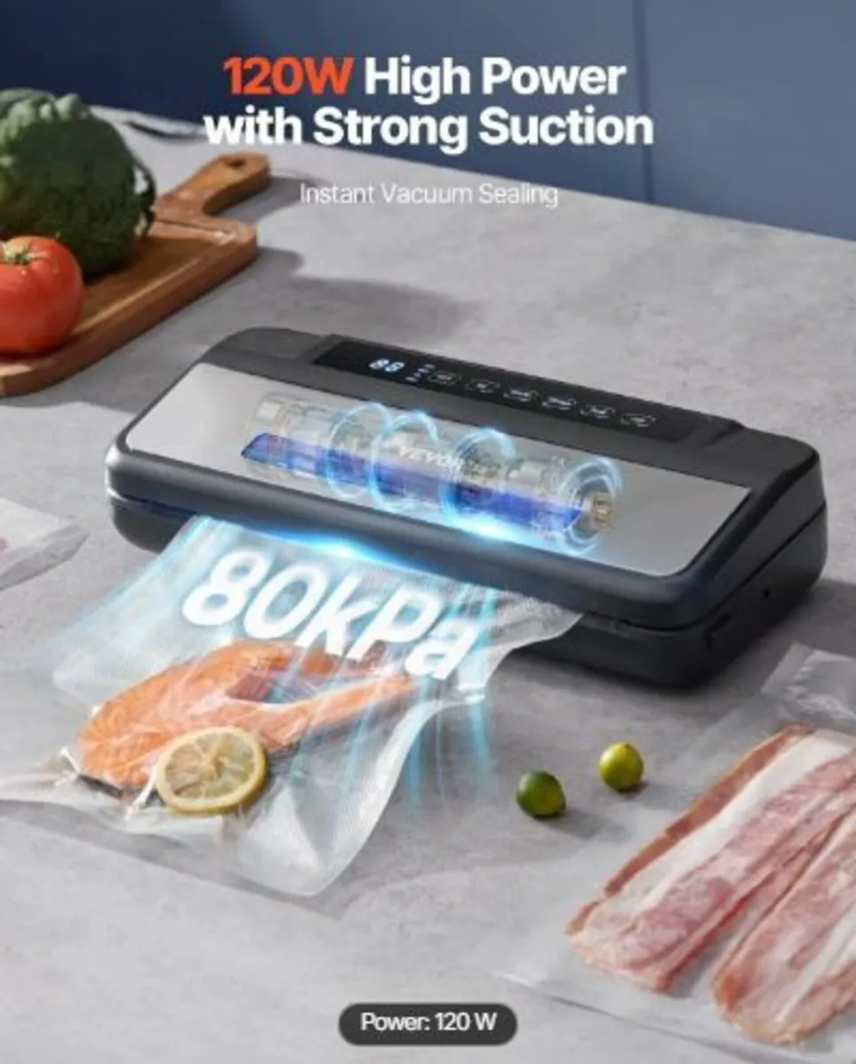 Vacuum Sealer Machine, 80Kpa 120W - Image 2