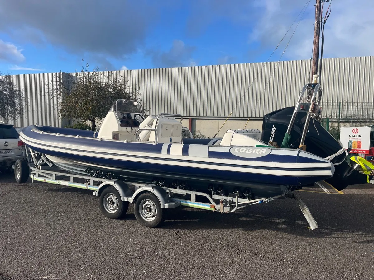 Cobra 7.5m Rib  - (* 2021   Mercury 200 * ) 45 Hrs - Image 1