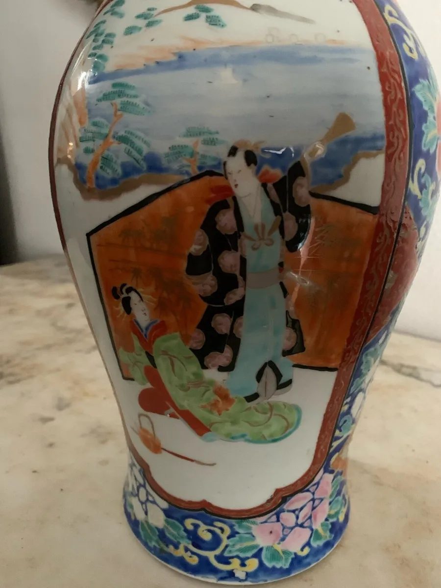 Rare antique Chinese signed vase - Image 3