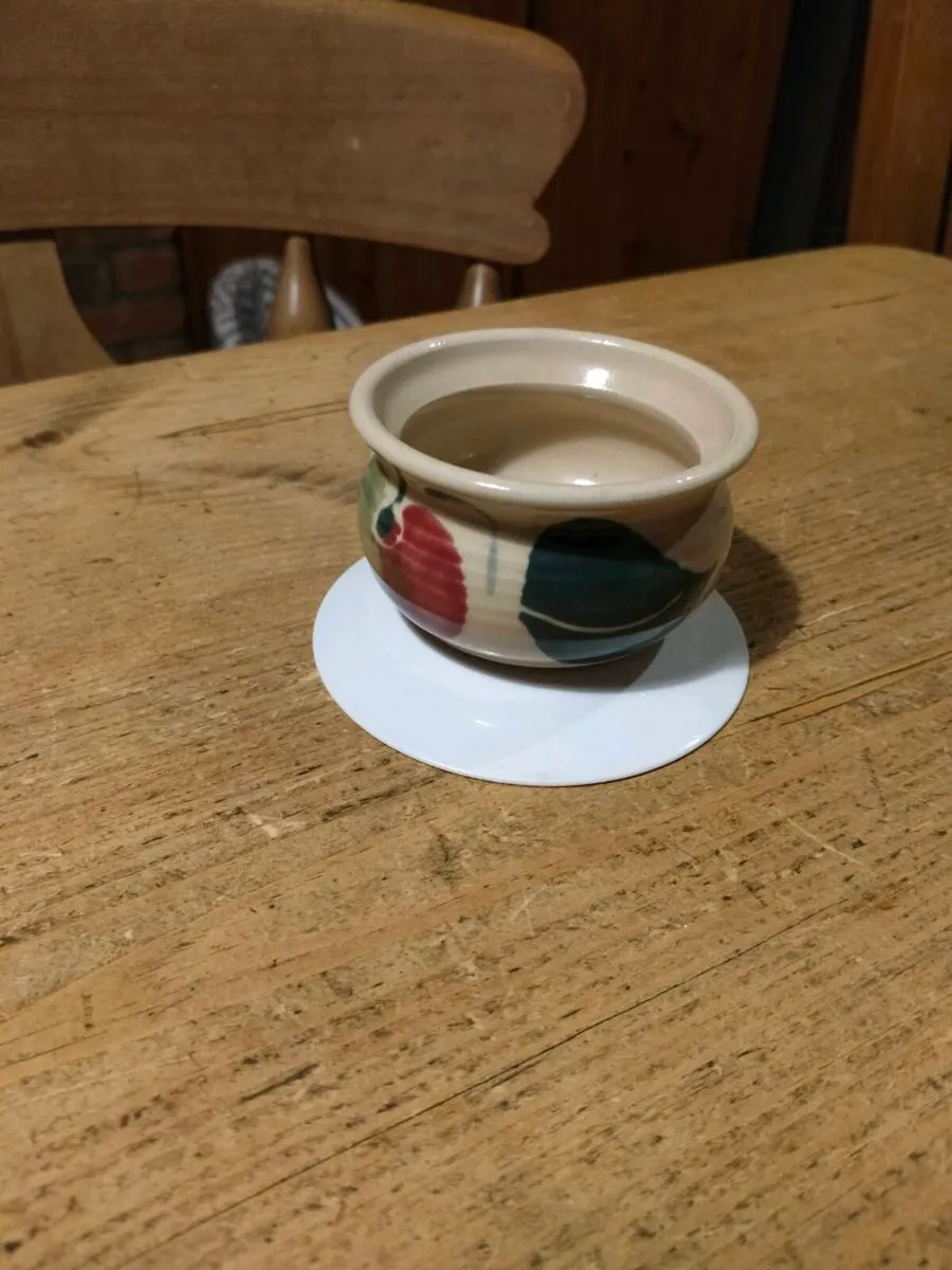 Ballydougan Pottery bowl, Apples Red Green, Hand P - Image 2