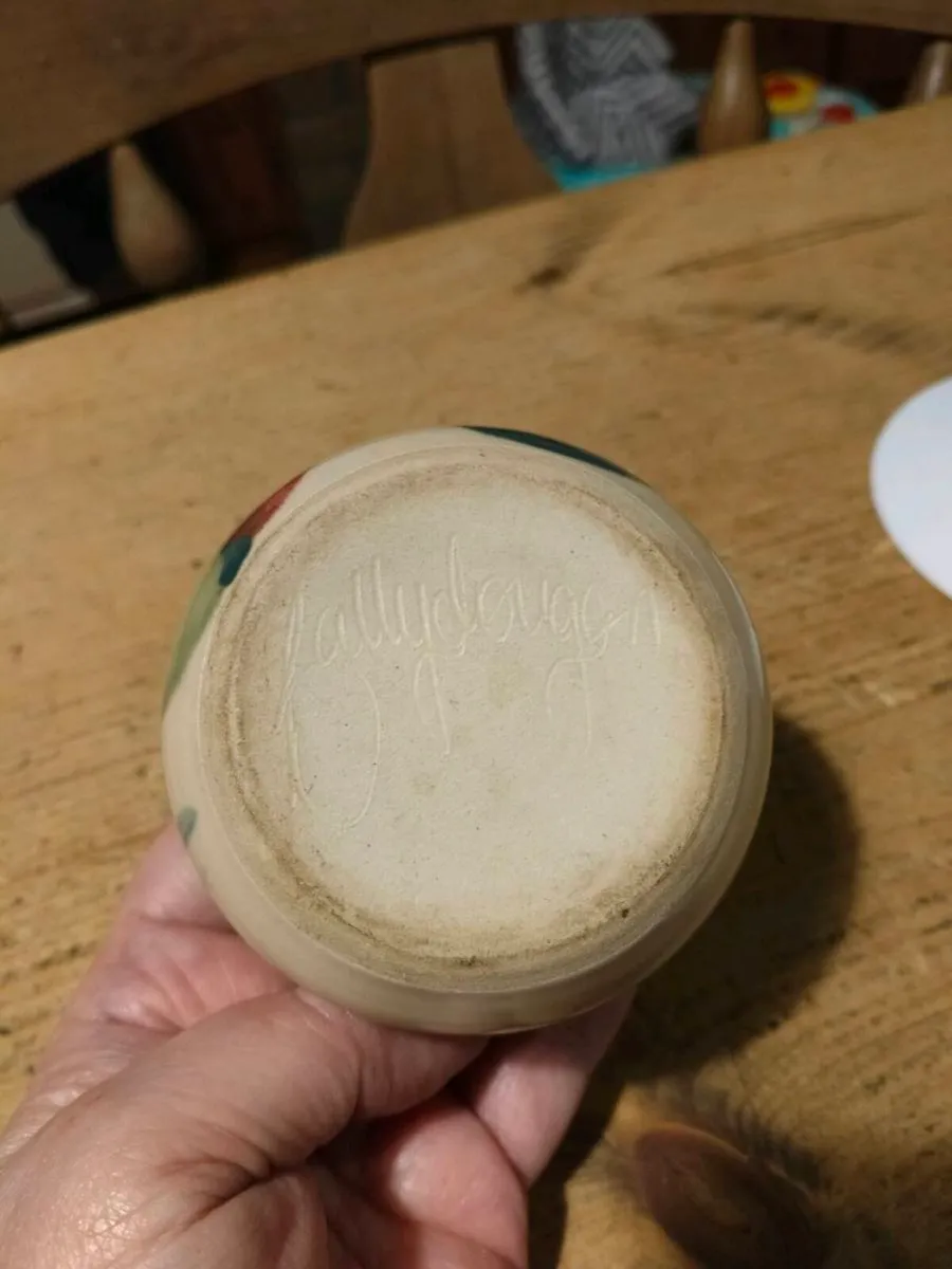 Ballydougan Pottery bowl, Apples Red Green, Hand P - Image 3