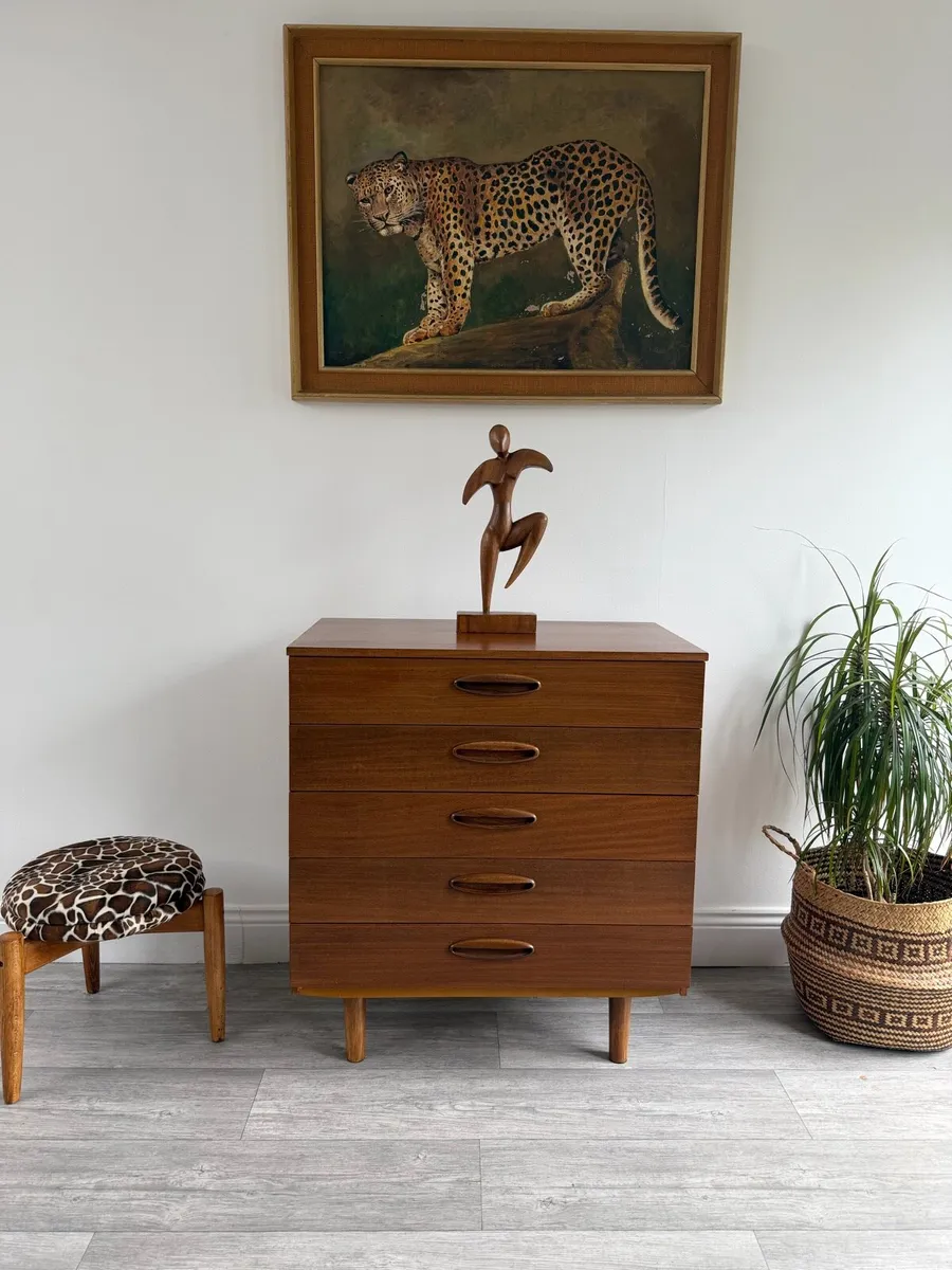 Mid Century Chest of Drawers - Image 1