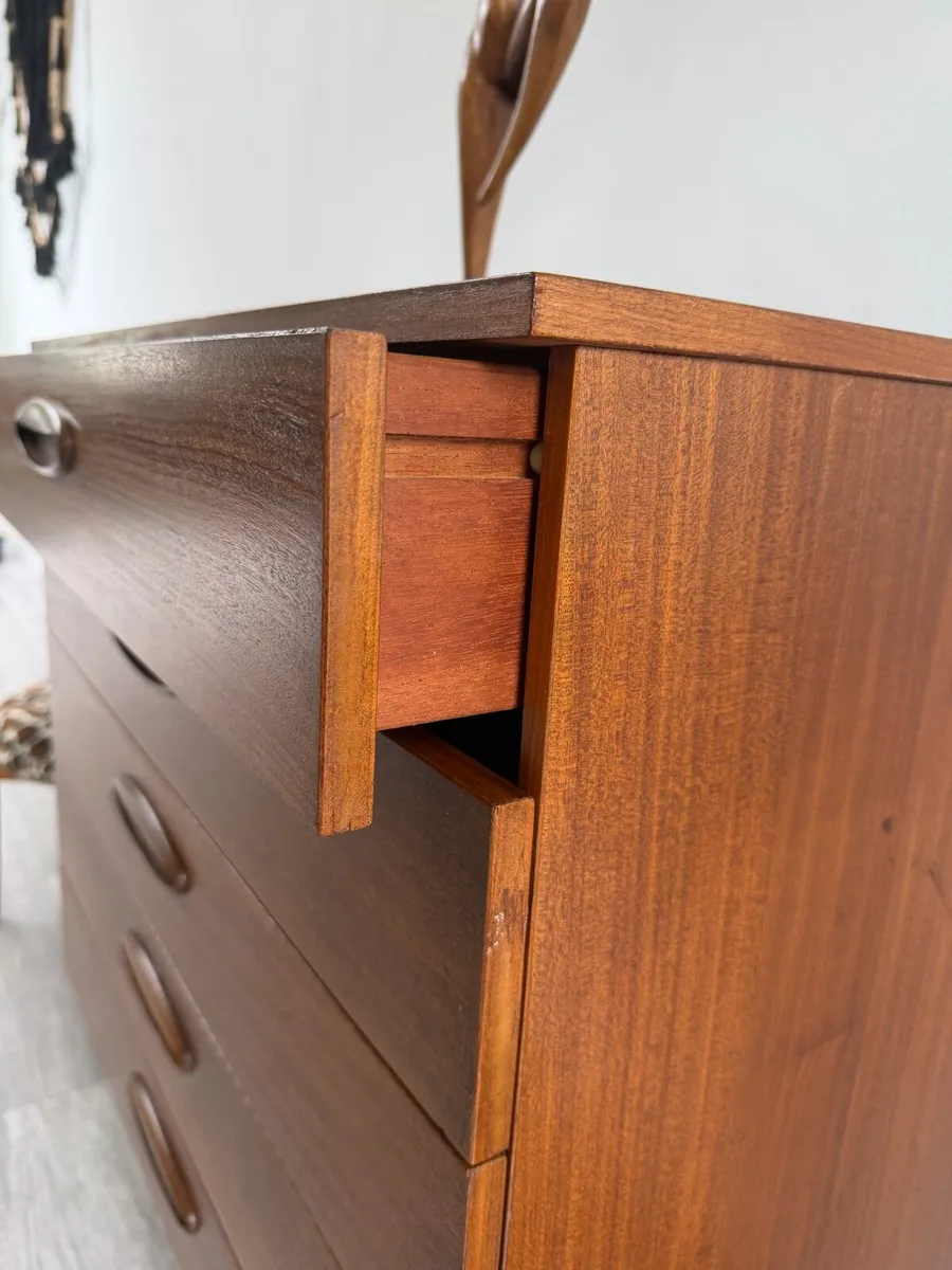 Mid Century Chest of Drawers - Image 4