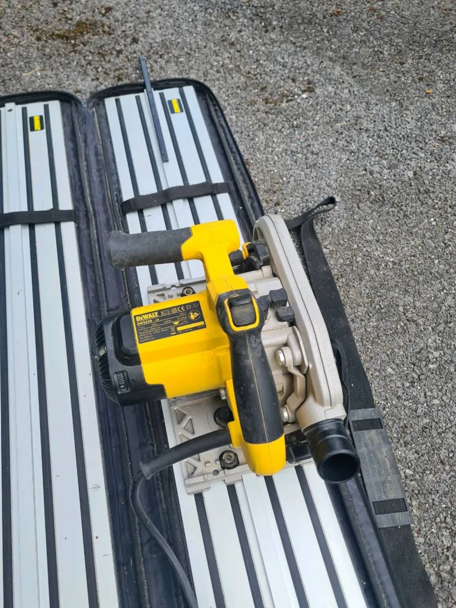 Dewalt 110v plunge saw &1.5mtr Rails - Image 3