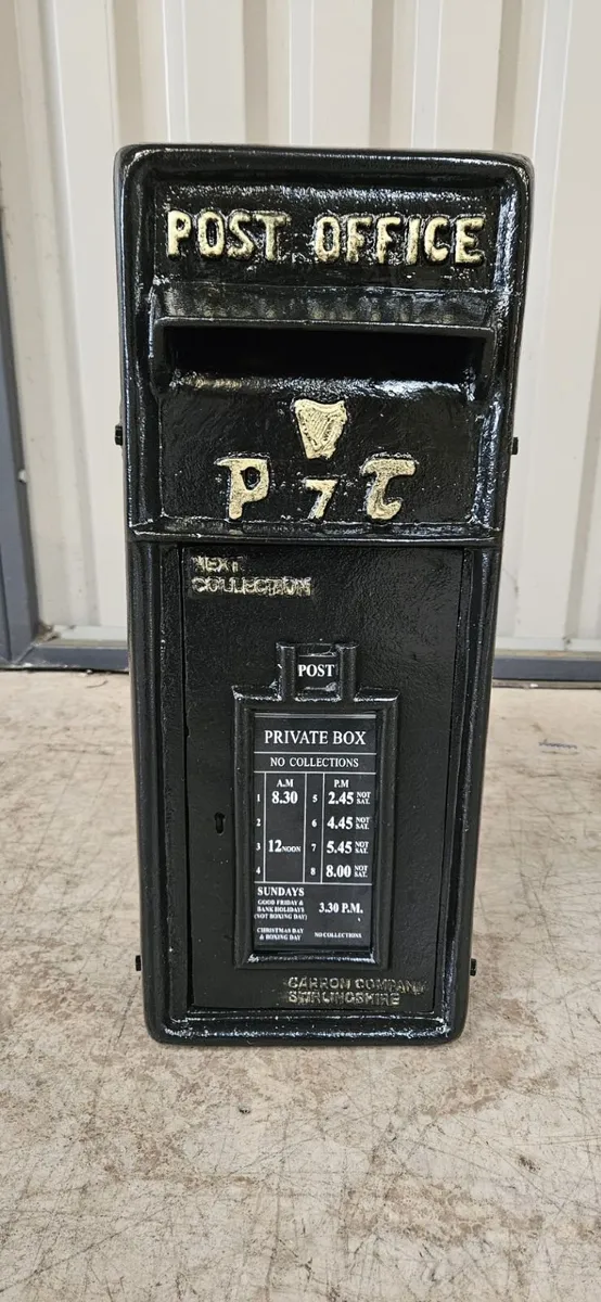Cast Iron Irish Post Box FREE DELIVERY ALL IRELAND - Image 2
