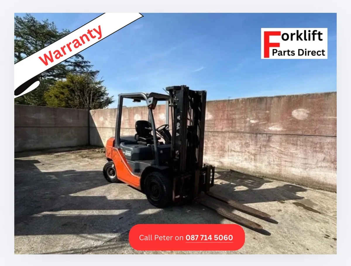 Toyota 2.5ton diesel forklift - Image 1
