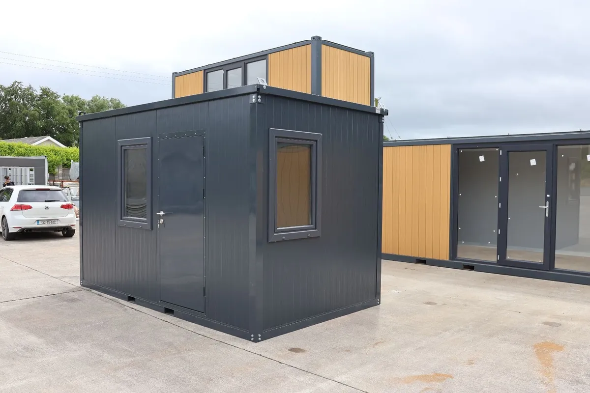 Premium Insulated Modular Office 4m x 2.3m – 7016 - Image 2