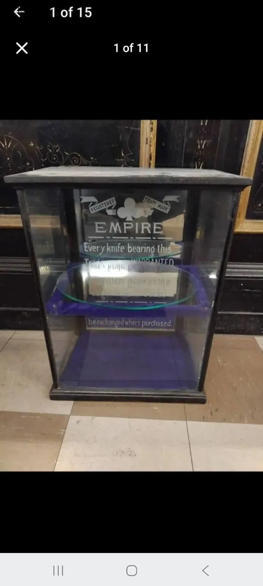 Antique Shop Display Cabinet - Image 1