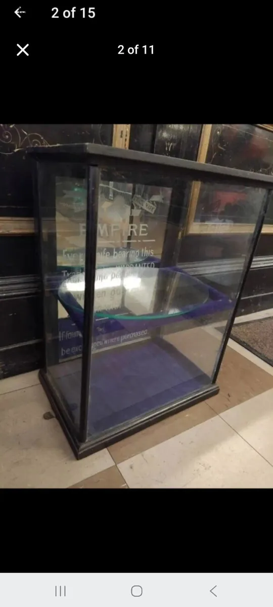 Antique Shop Display Cabinet - Image 3