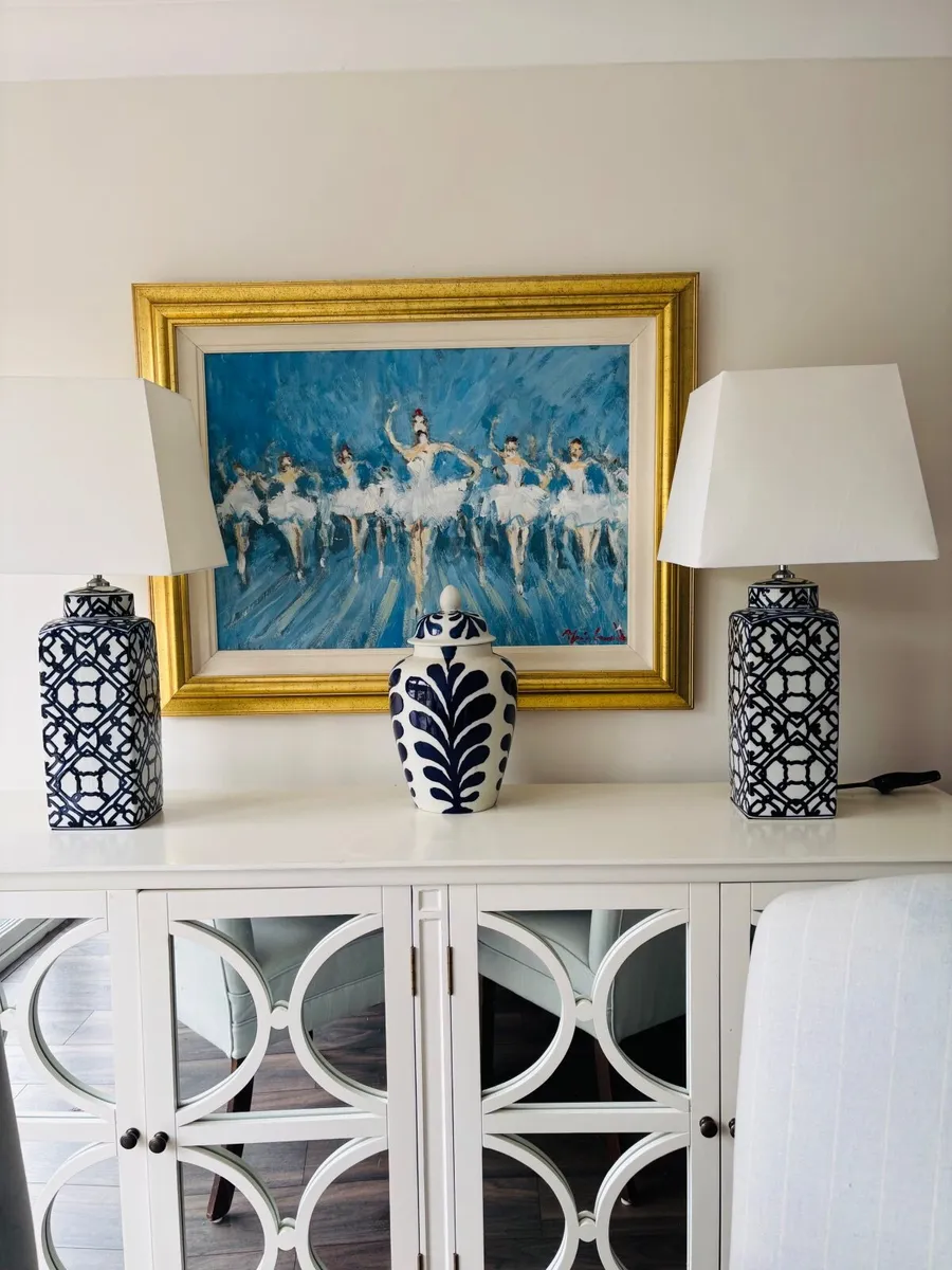 Lamp & shade - Image 1