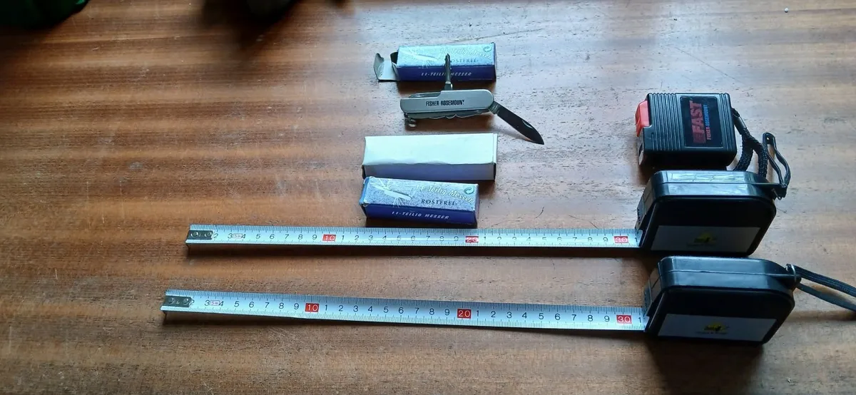 MEASURING TAPES 500M .SWISS ARMY KNIVES - Image 3