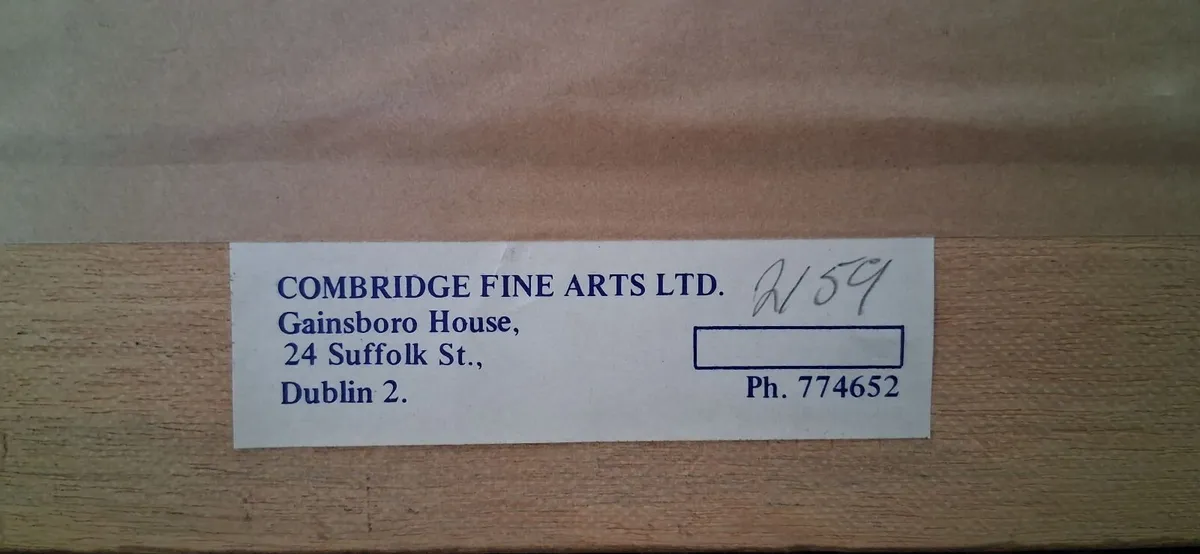 Original Oil Painting circa 1965 - Image 4