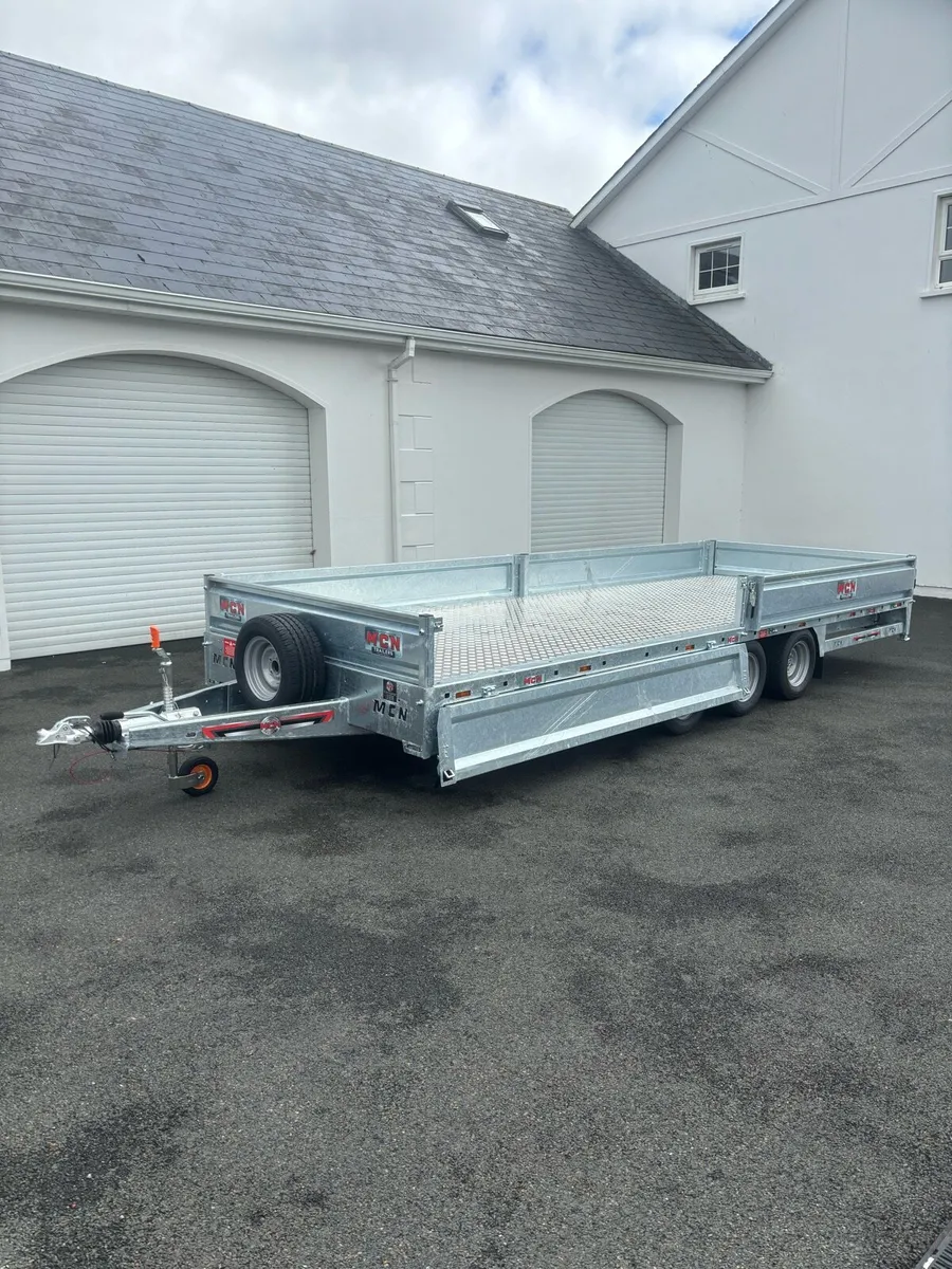 18ft Flatbed builders trailer - Image 3