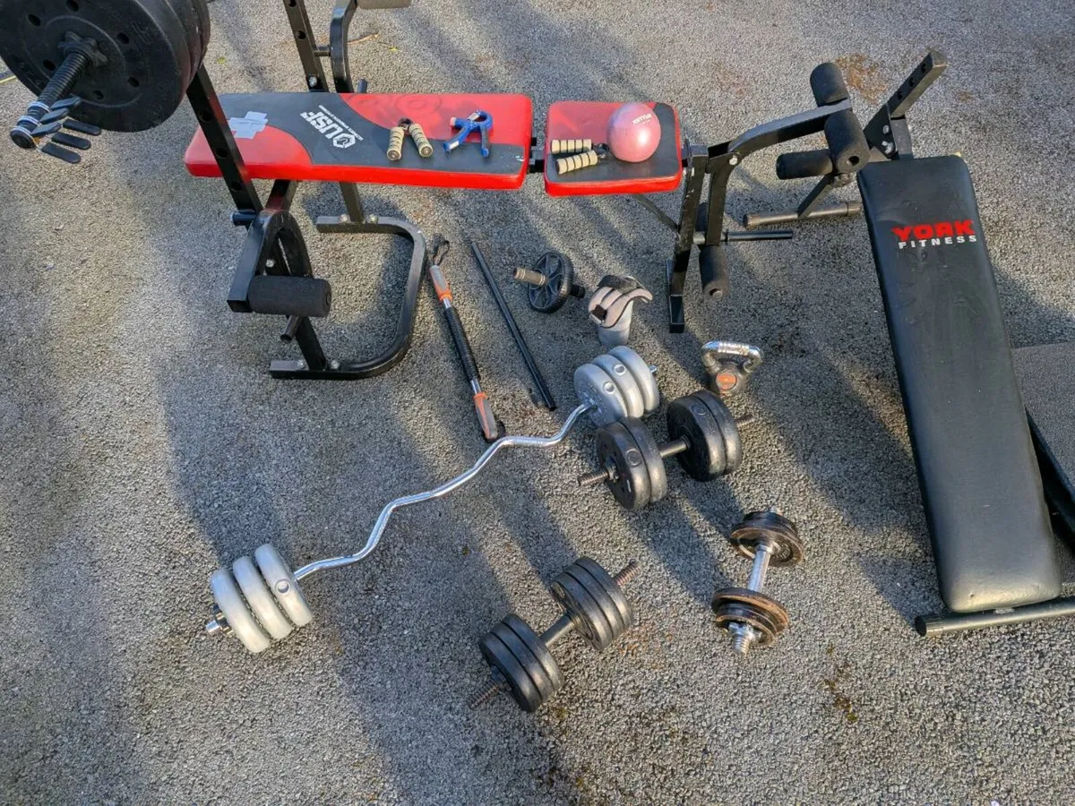 Bench/ Weights and Gym Flooring - Image 2