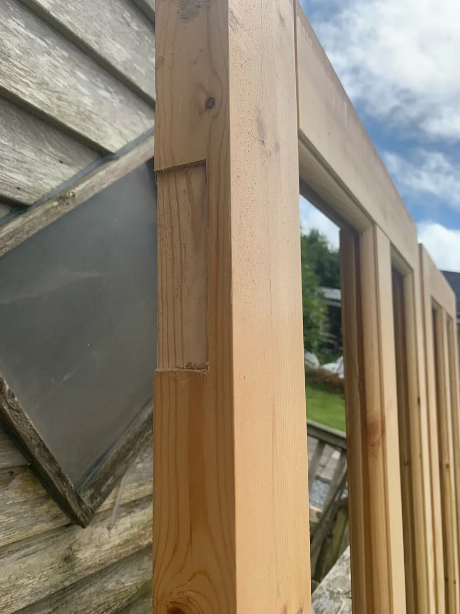 Pine double doors - Image 2