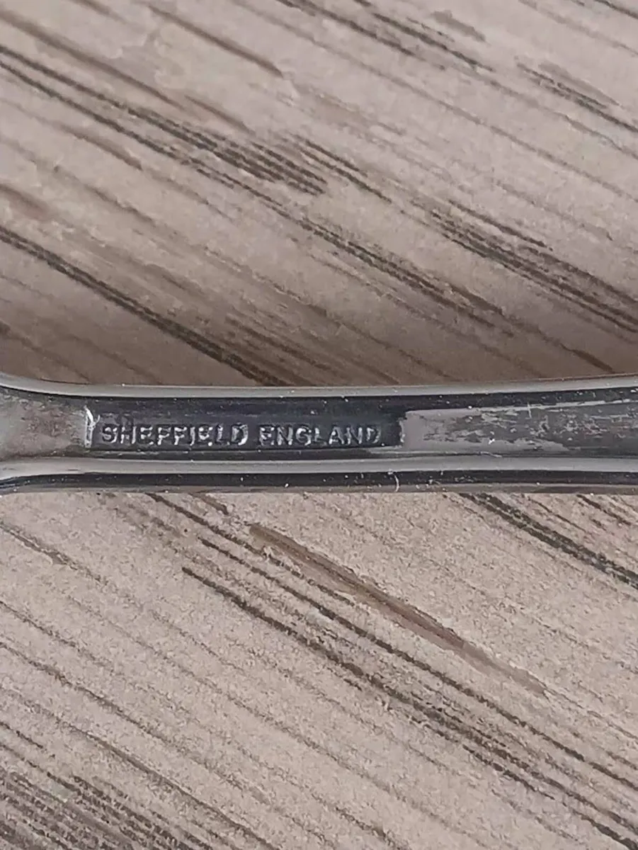 Vintage Sheffield Childs Fork & Spoon Set. - Image 3