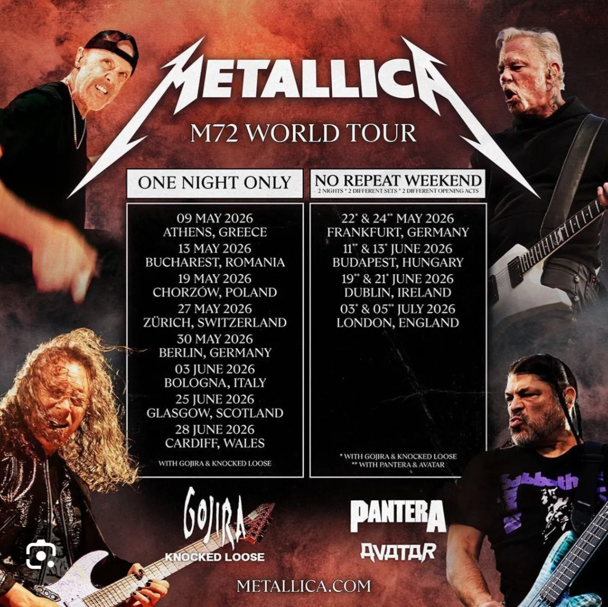 Metallica 2-Day Tickets Aviva Dublin - Image 2