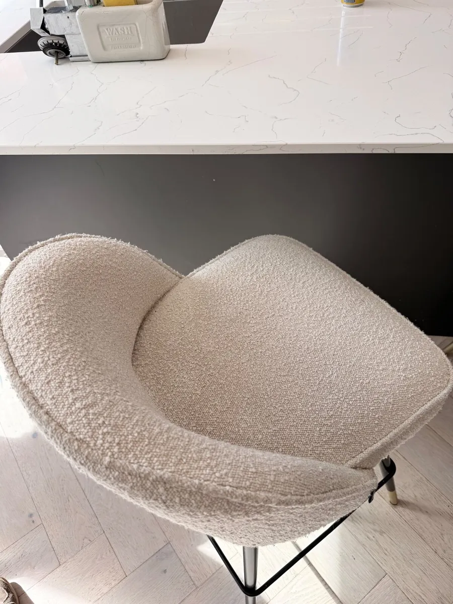 Eichholtz boucle counter stools - Image 3