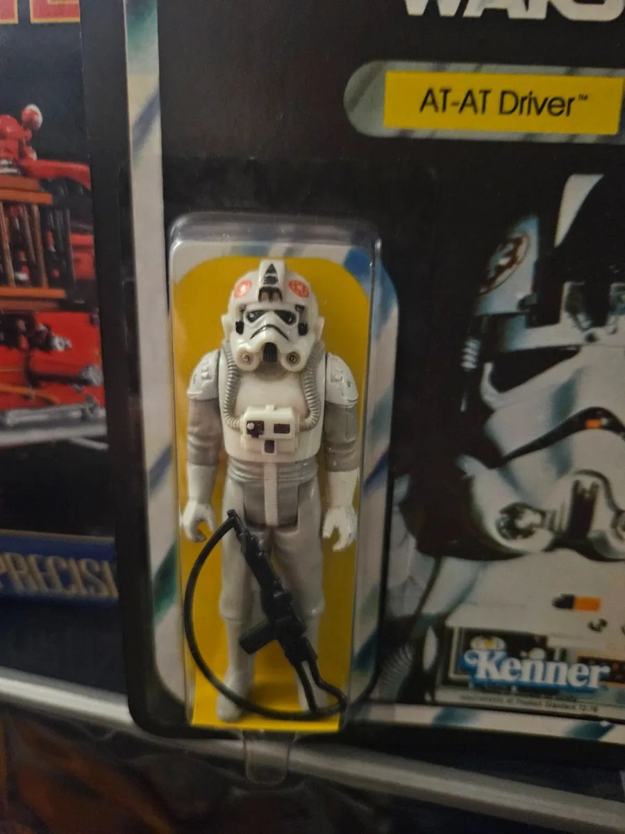 Vintage Star Wars AT AT Driver Reproduction card - Image 2