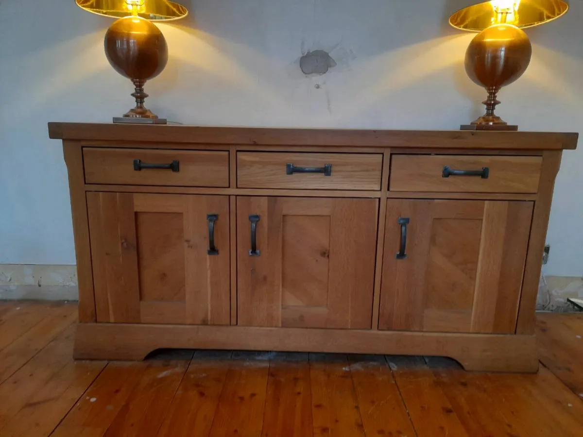 Oak side board for sale - Image 2
