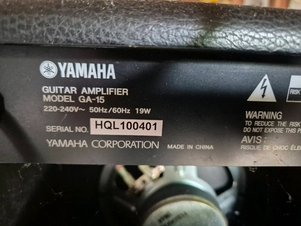 Yamaha guitar amp model GA 15 - Image 2