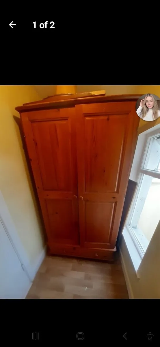 Pine double wardrobe - Image 2