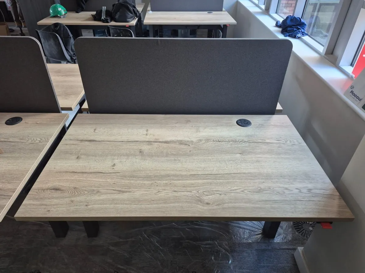 Herman Miller Dual sit stand desks second hand x 9 - Image 2