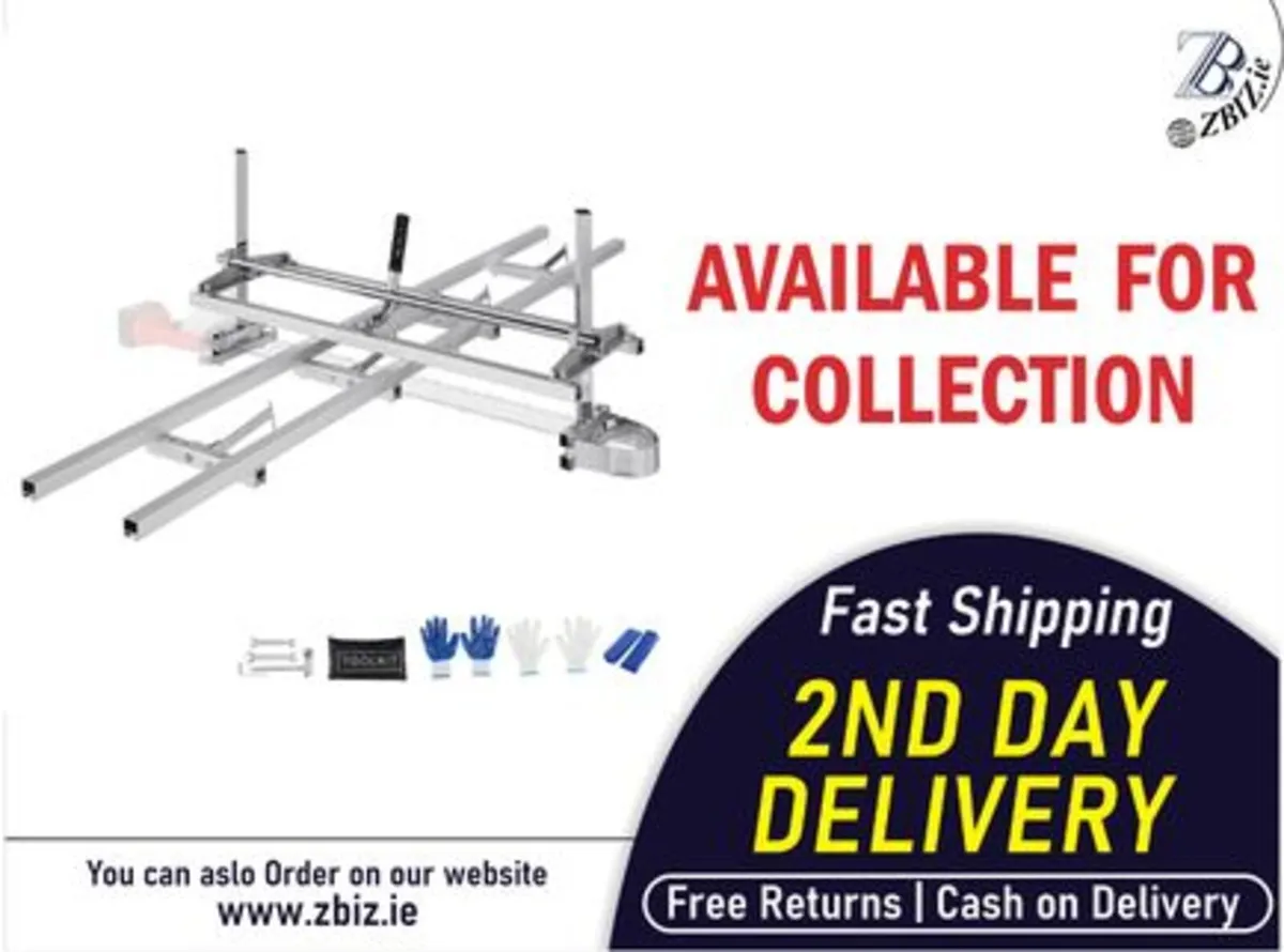 Chainsaw Mill Rail Guide System 14-36 Inch Bar - Image 1
