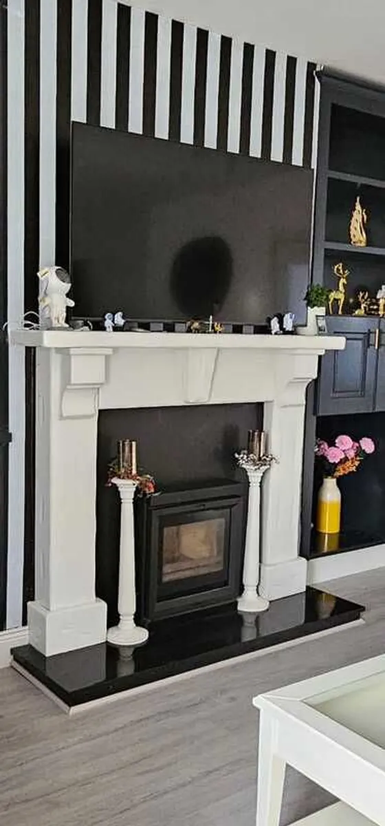 Stovax stove fireplace and surrounding for sale
