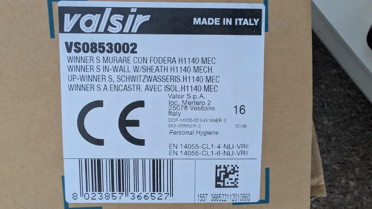 Valsir VS0853009 Concealed Cistern H1140 - Image 2