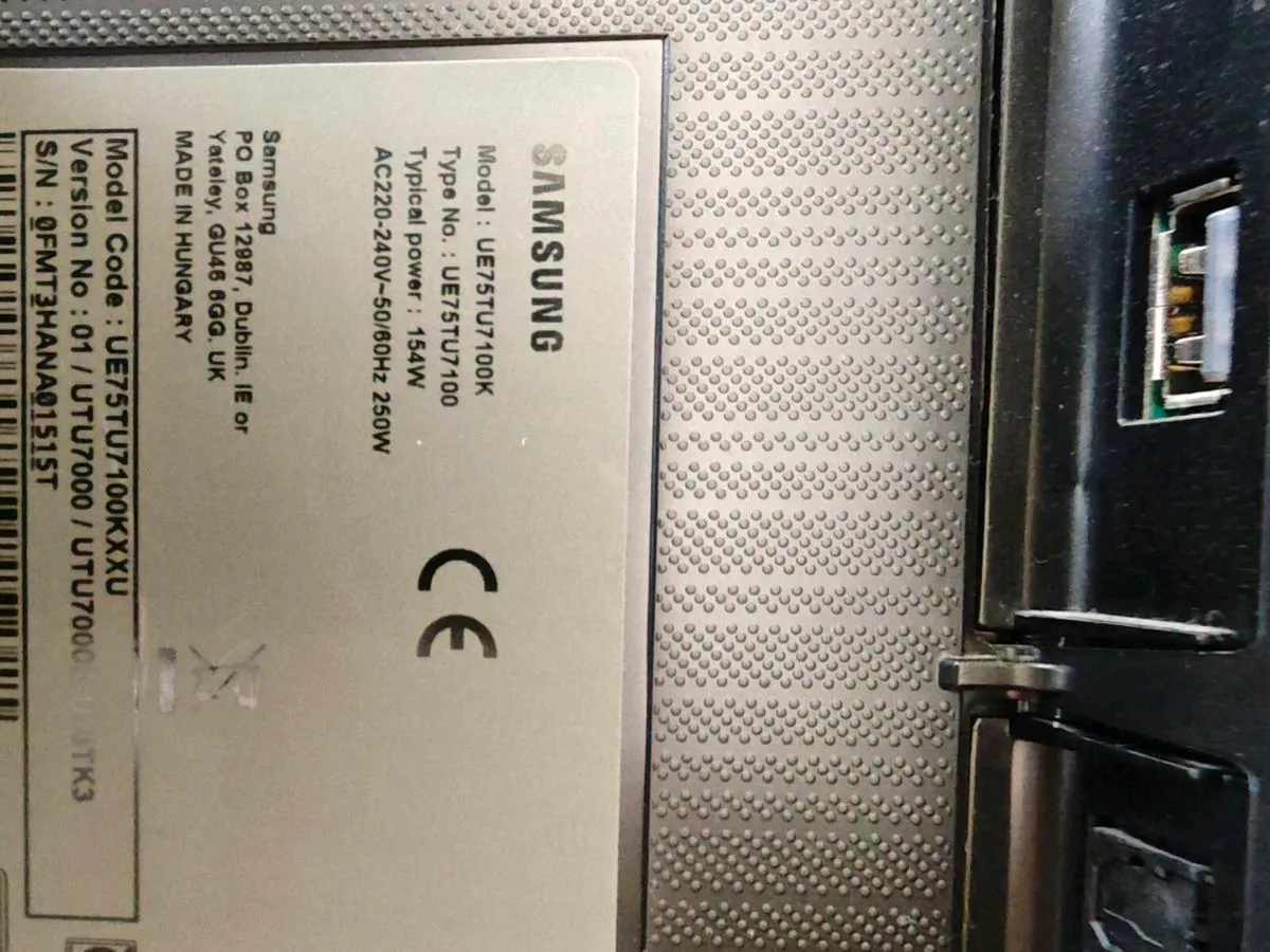Samsung TV 75" - Image 2