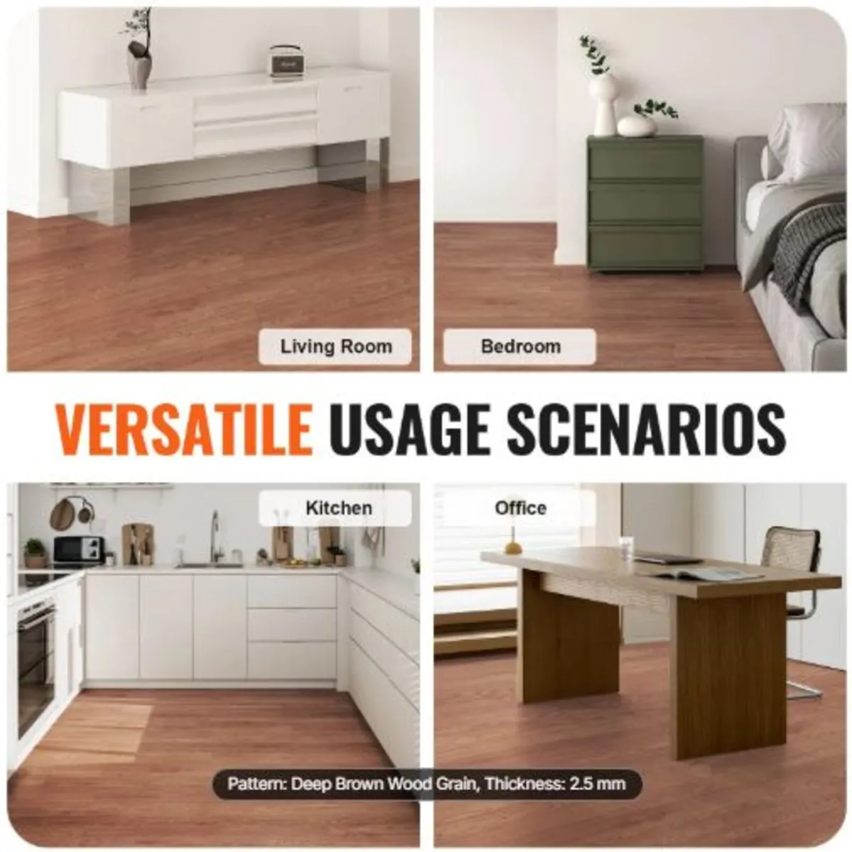 Self Adhesive Vinyl Floor Tiles 36 x 6 inch, 36 - Image 3