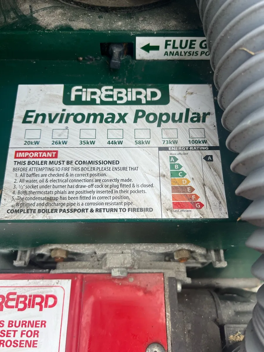 Firebird 26kw Enviromax condensing Boiler & Tank - Image 2