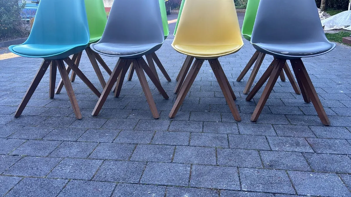 Set of Eames Dining Chairs - Image 2