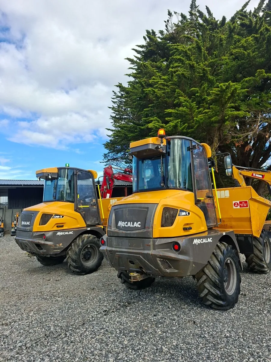 2022 Mecalac 6MDX  6 ton cab dumper low hours - Image 3