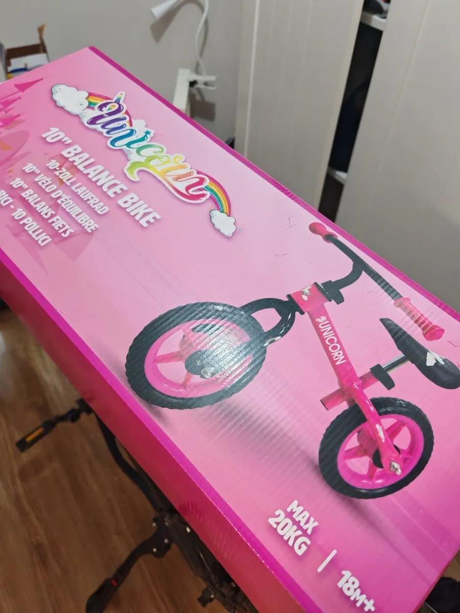 Unicorn Balance Bikes for Kids 10" wheel size - Image 4