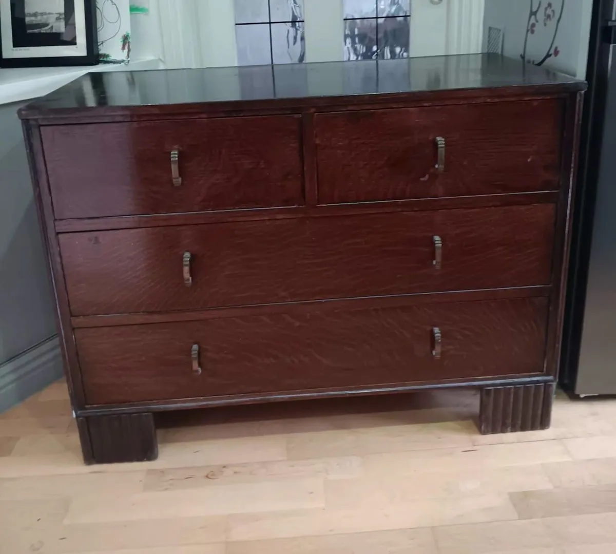 Vintage Art Deco Chest of Drawers - Image 1