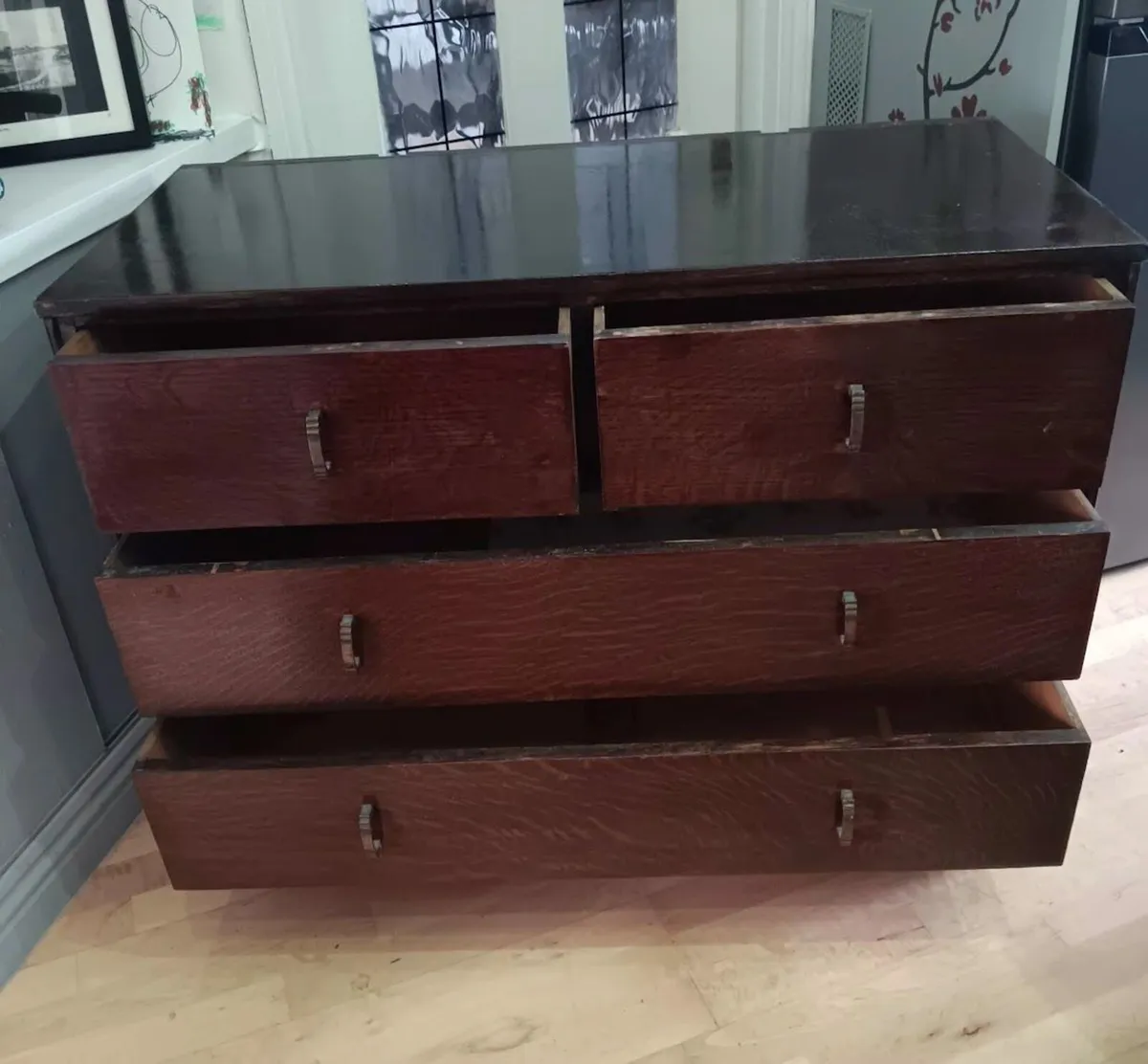 Vintage Art Deco Chest of Drawers - Image 3
