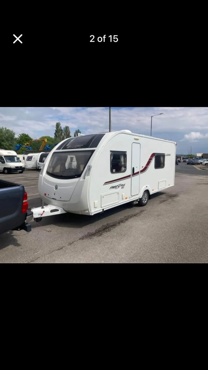 Swift freestyle fixed bed caravan - Image 1