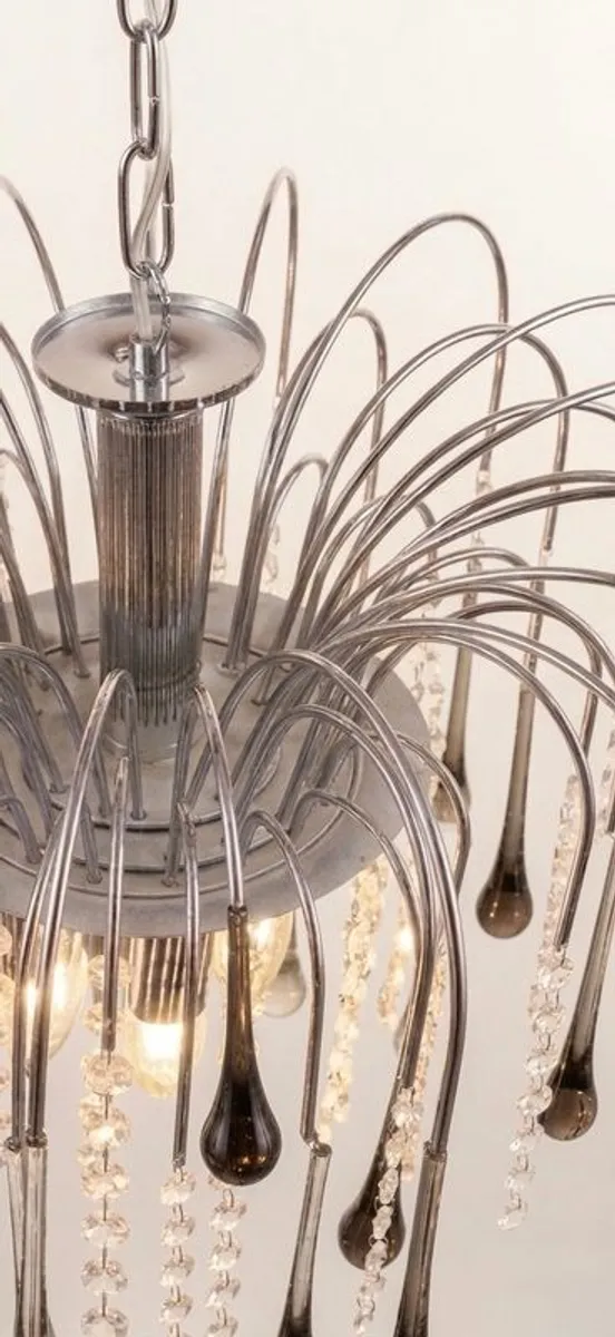 Stunning 1970s Paolo Venini Design Murano Glass Chandelier Iconic Mid-Century Design - Image 4