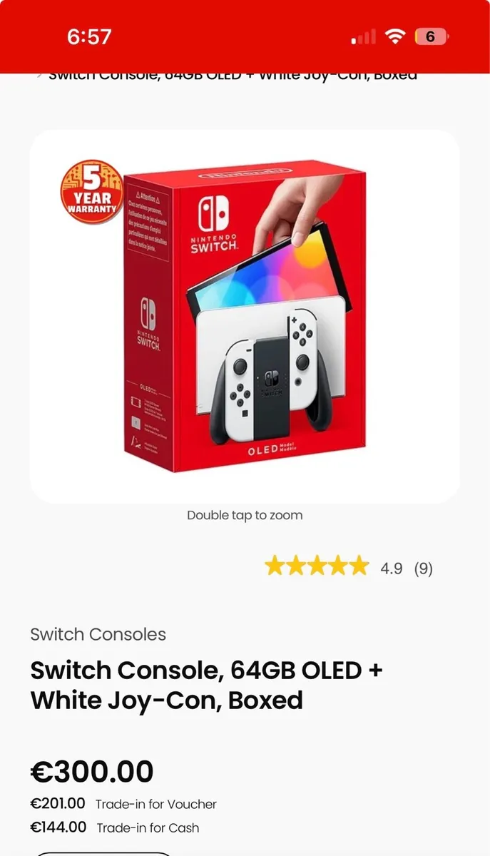 Nintendo Switch OLED with box - Image 4