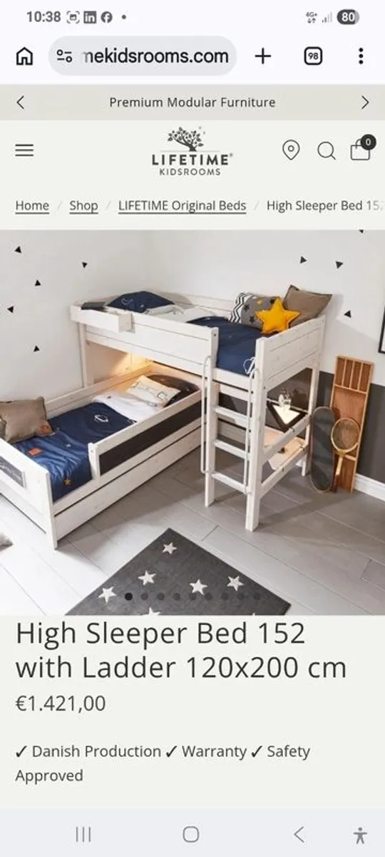 Bunk beds lifetime - Image 1