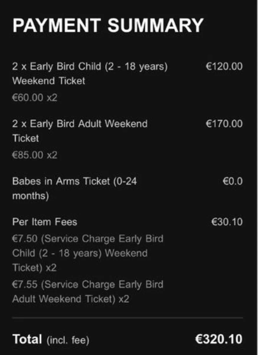 Kaleidoscope family tickets - Image 2