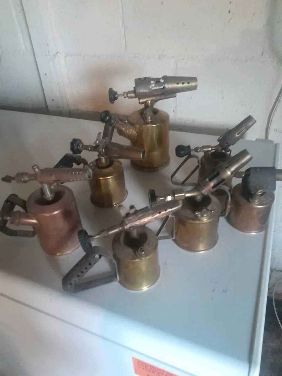 Seven  vintage blow torches - Image 2