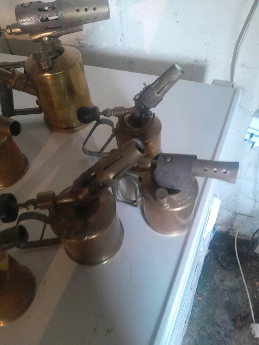 Seven  vintage blow torches - Image 3