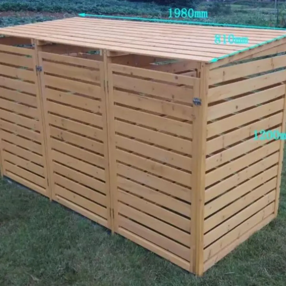 Wheelie Bin Storage  3 Bay - Image 3