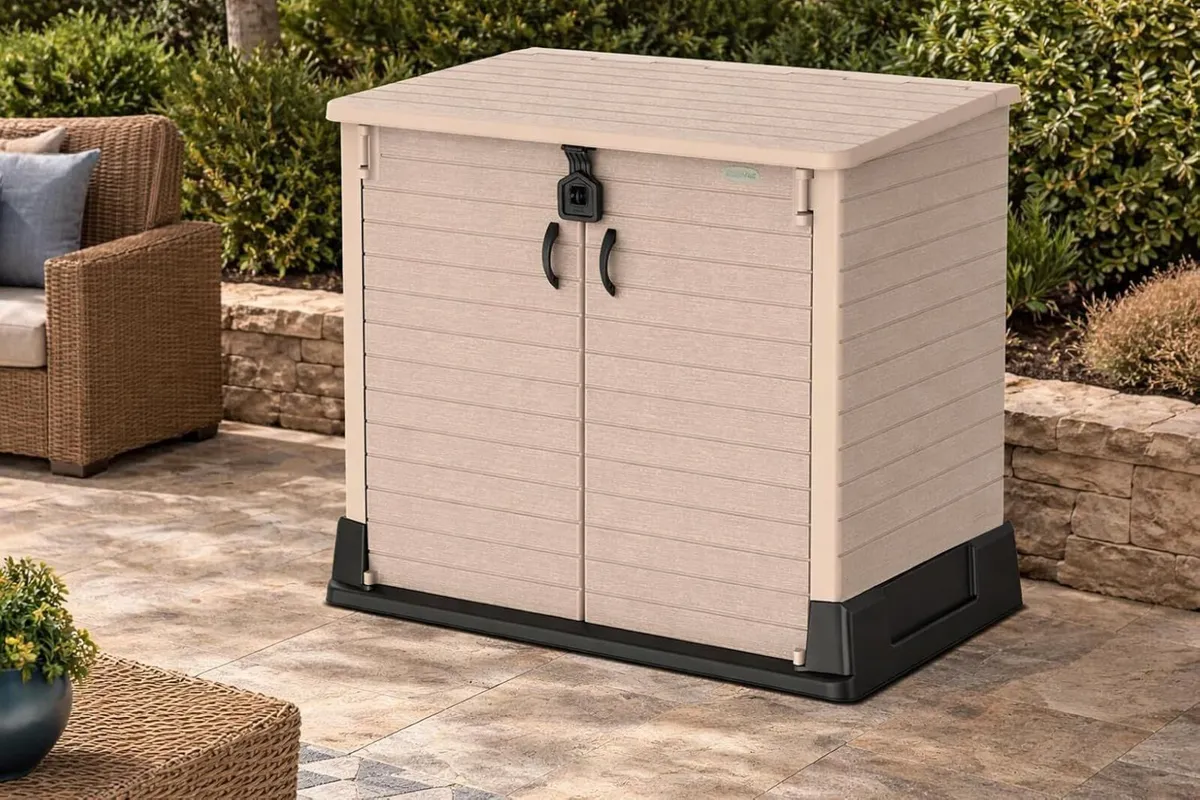 Cedargrain StoreAway 850L Plastic Garden Storage - Image 2